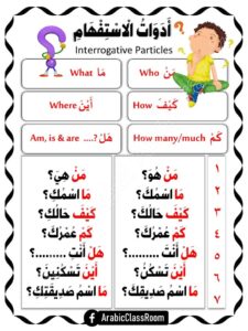 أدوات الاستفهام